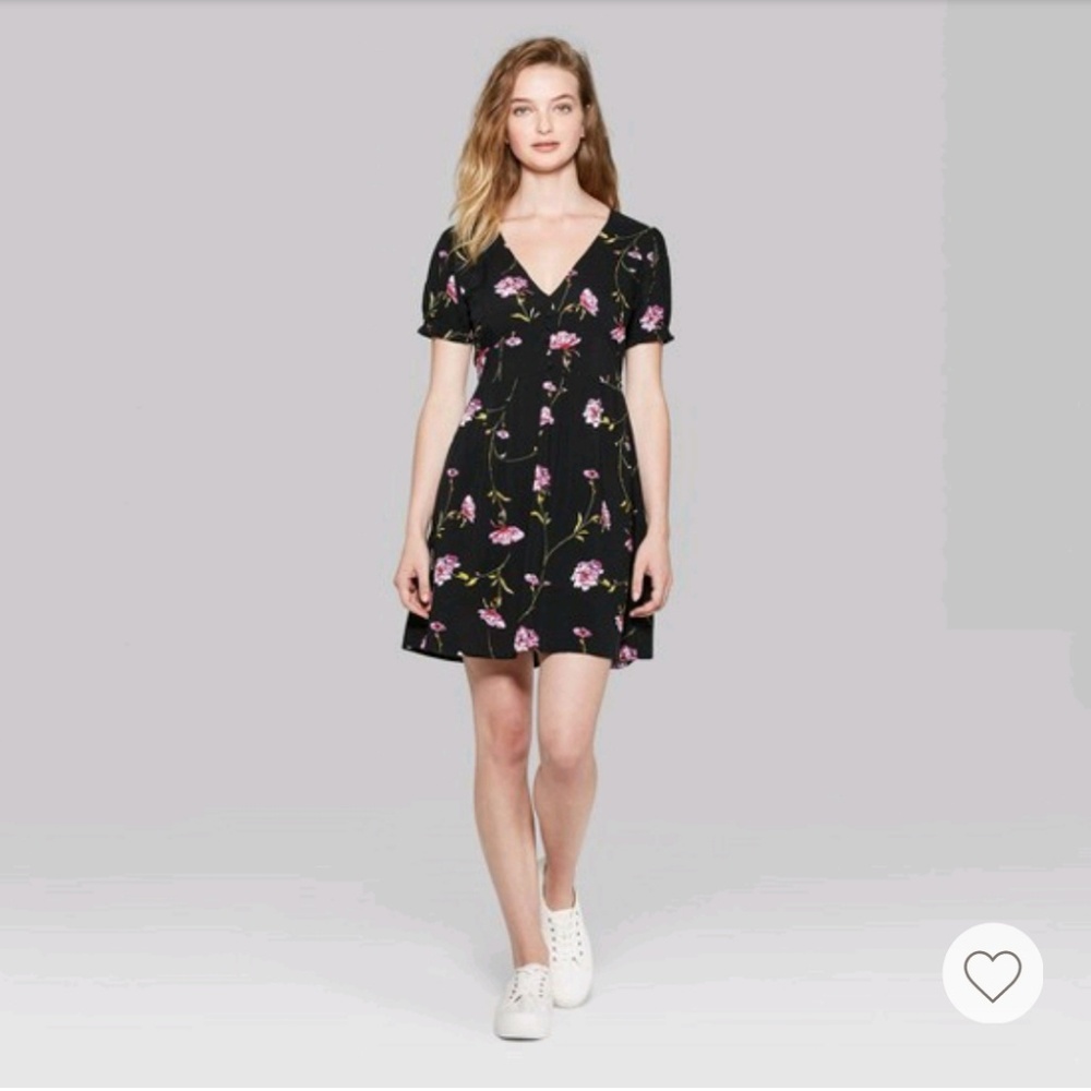 NWT WILD FABLE Floral Print Mini Dress